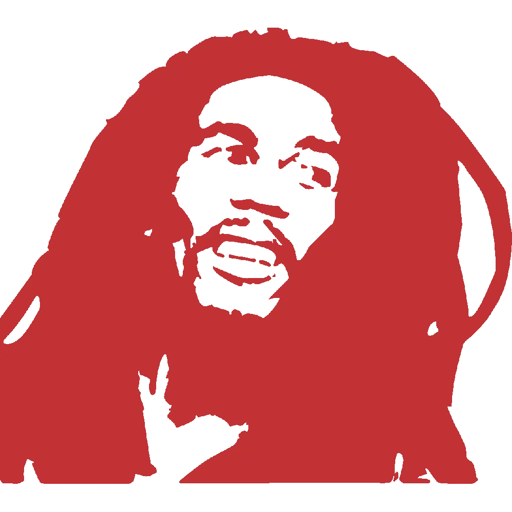 Red Portrait Art