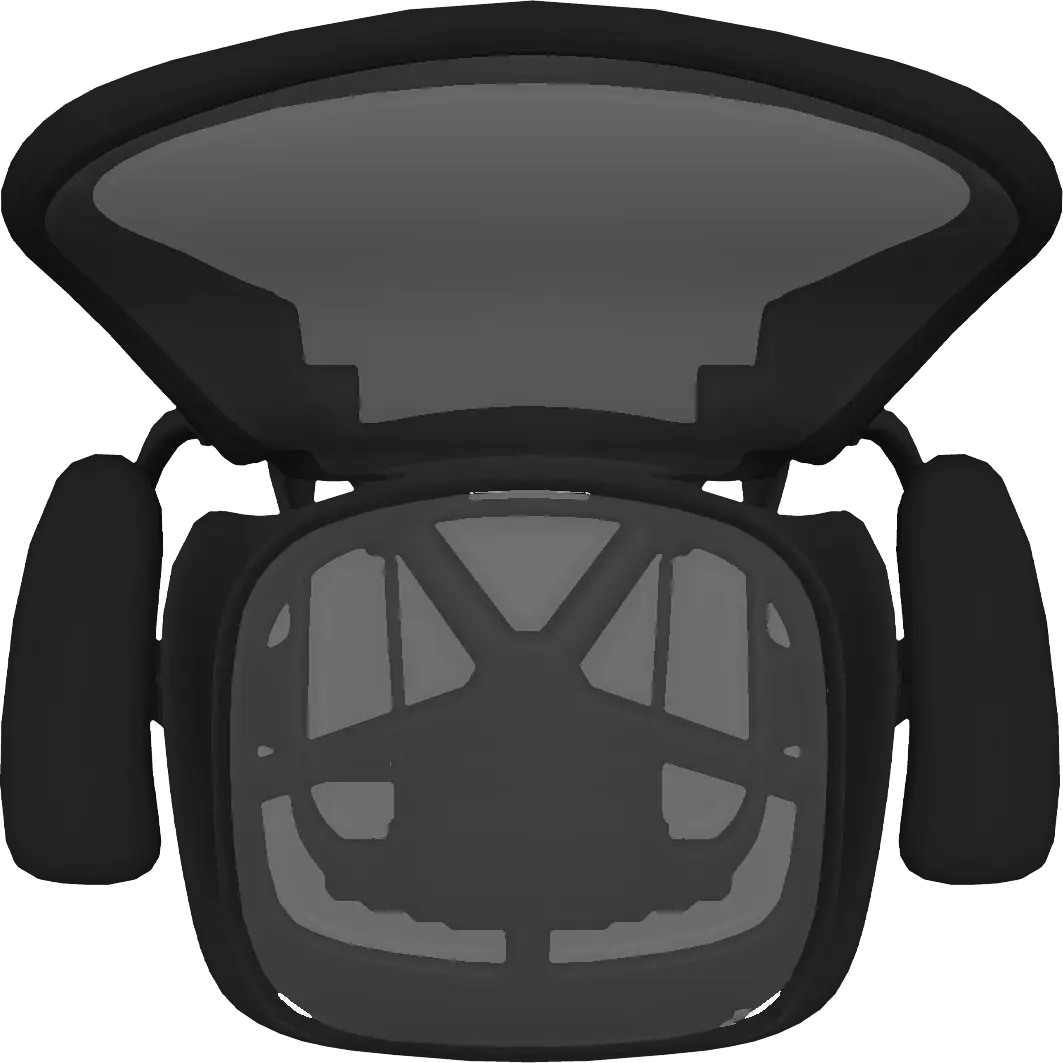 Top View of a Black Car