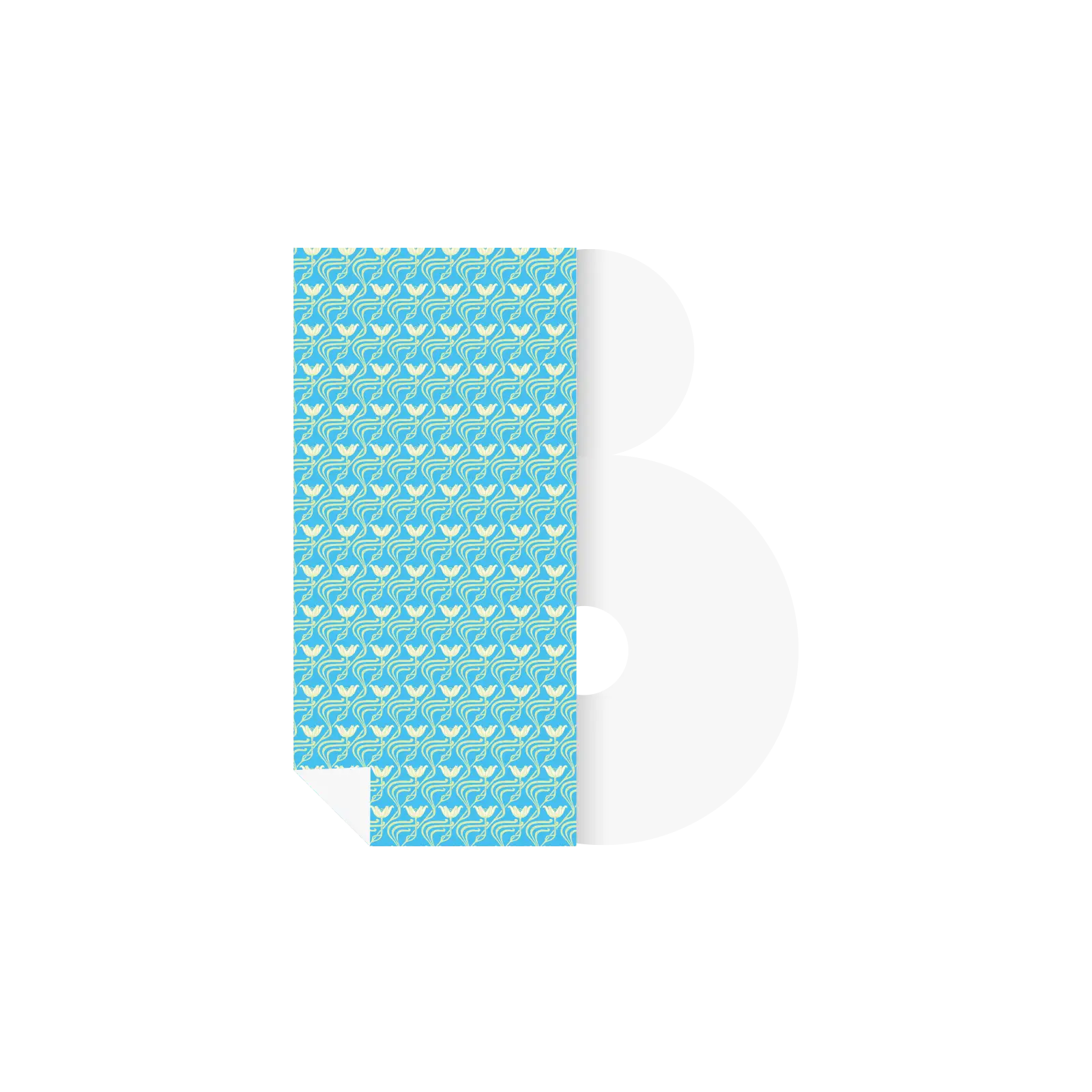 Blue Patterned Card Design