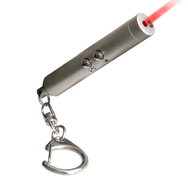 Keychain Laser Pointer with Red Beam