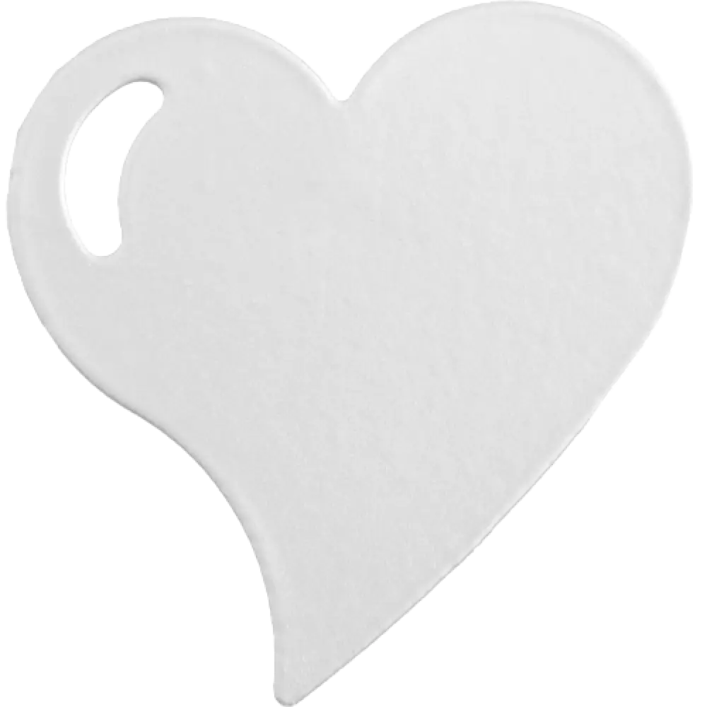 White Heart-Shaped Art Palette for Valentine&#039;s Day