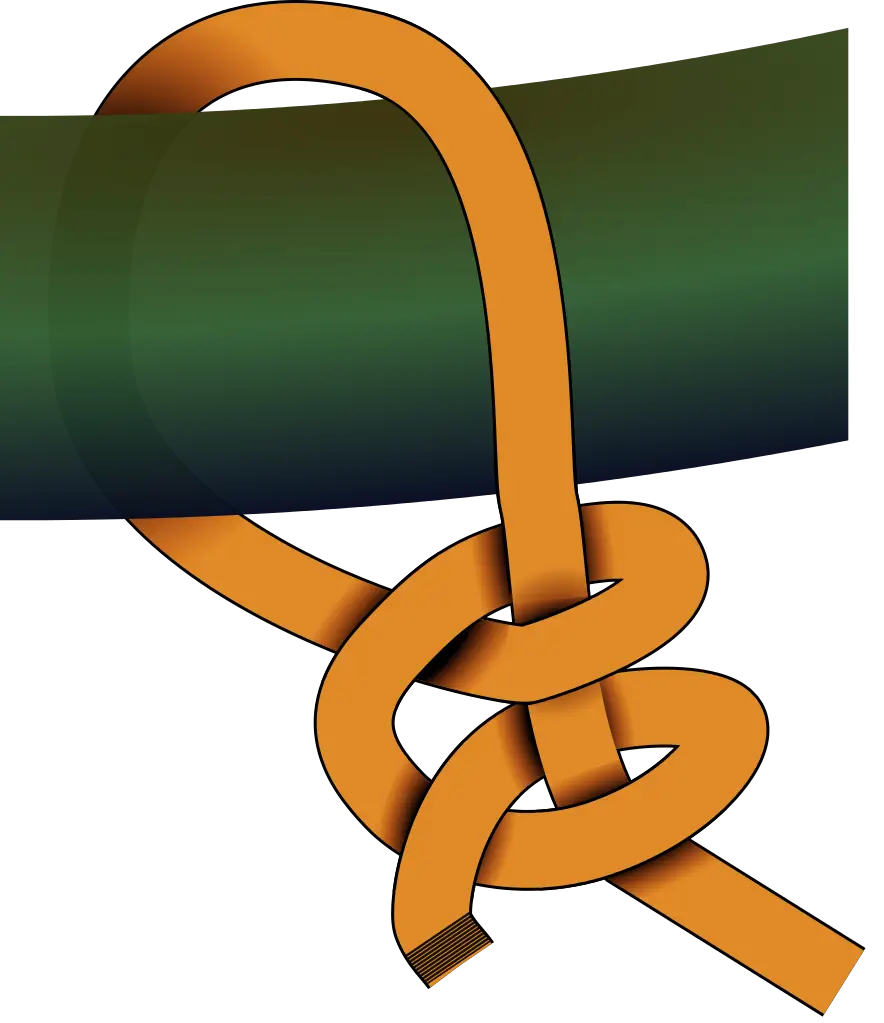 Orange Rope Knot