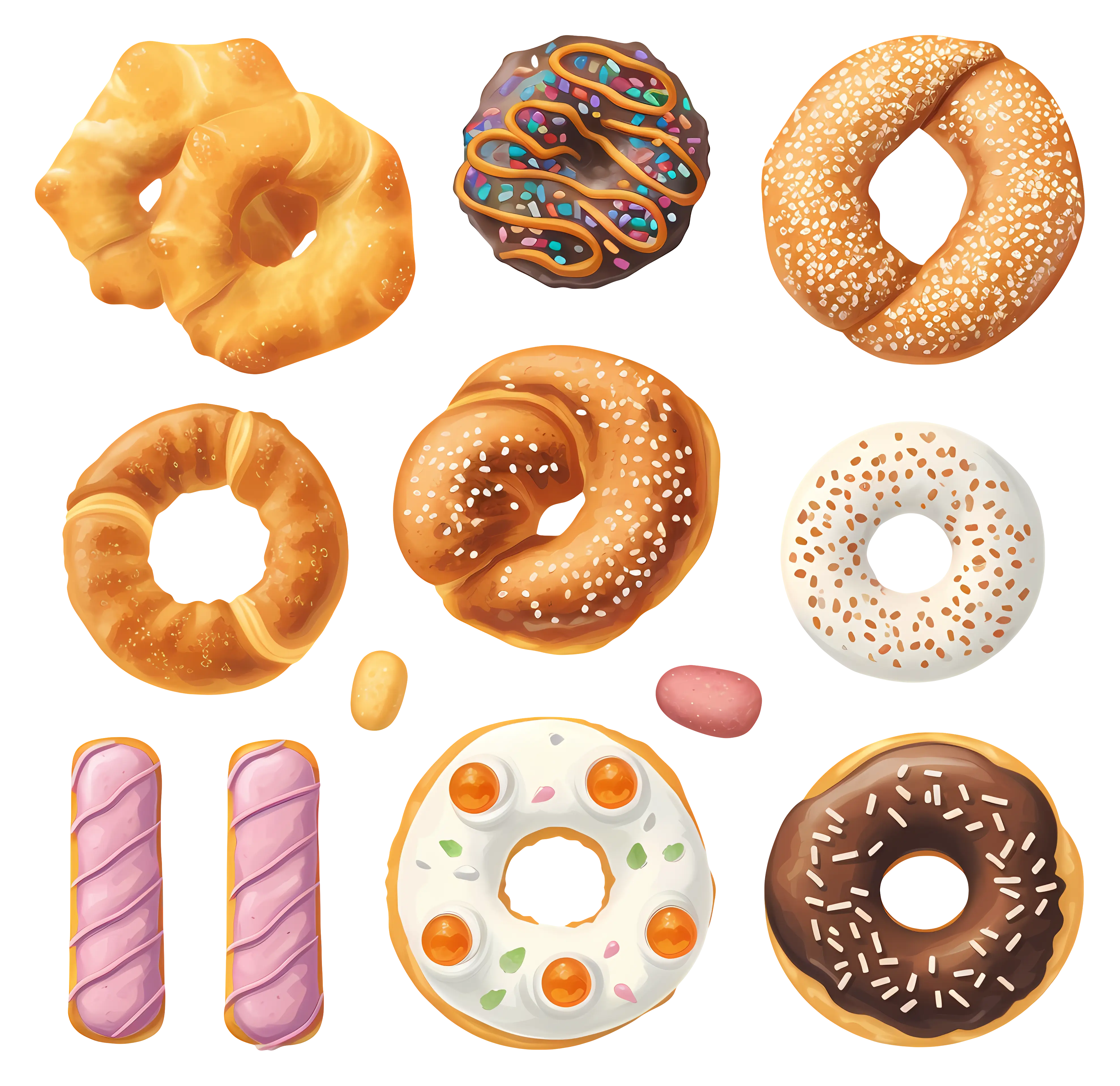Assorted Pastries and Sweets