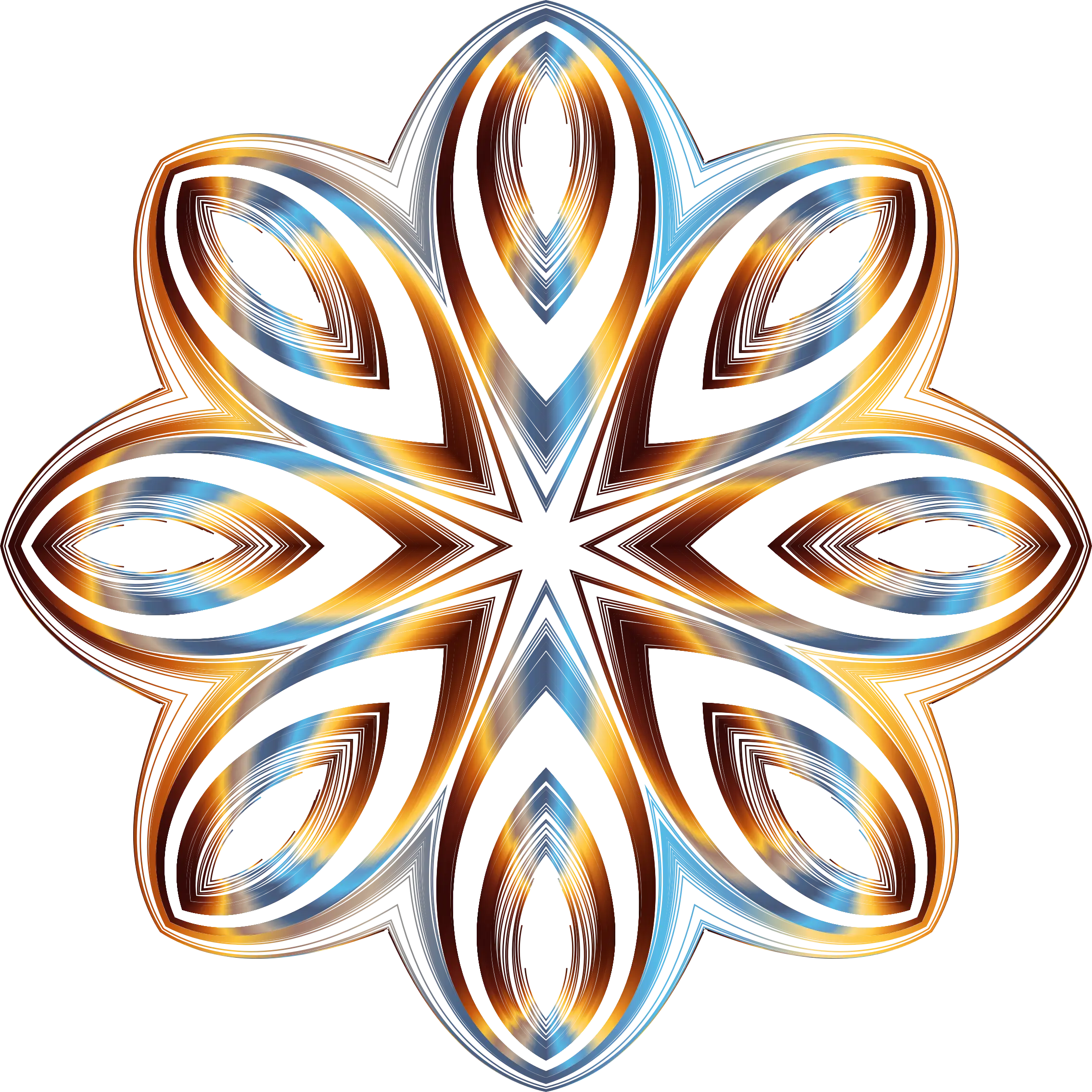 Colorful Mandala Design with Radiant Patterns