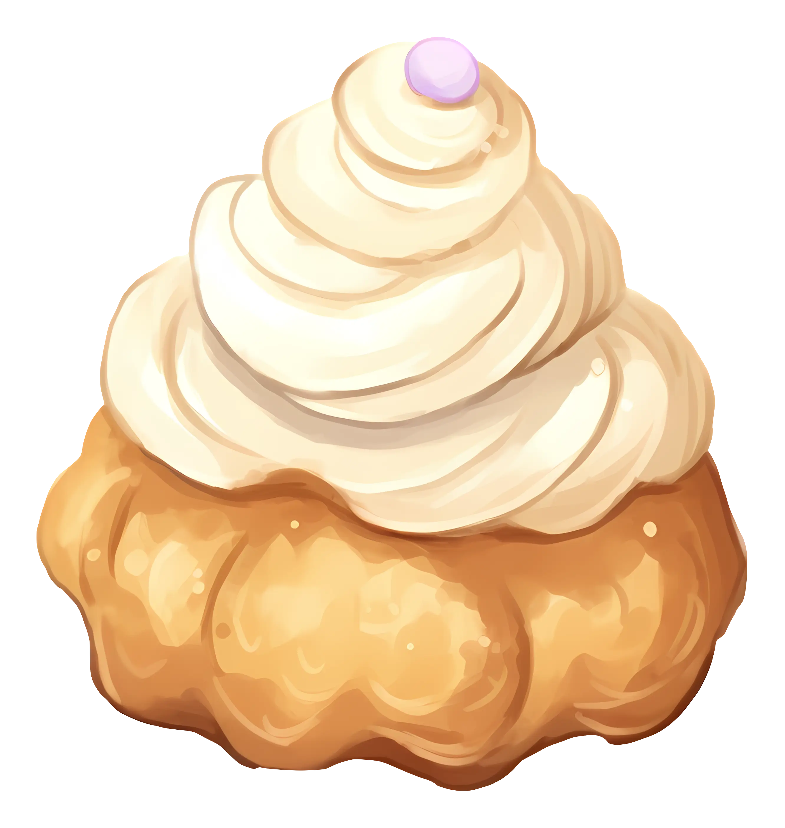 Cream Puff with Whipped Cream