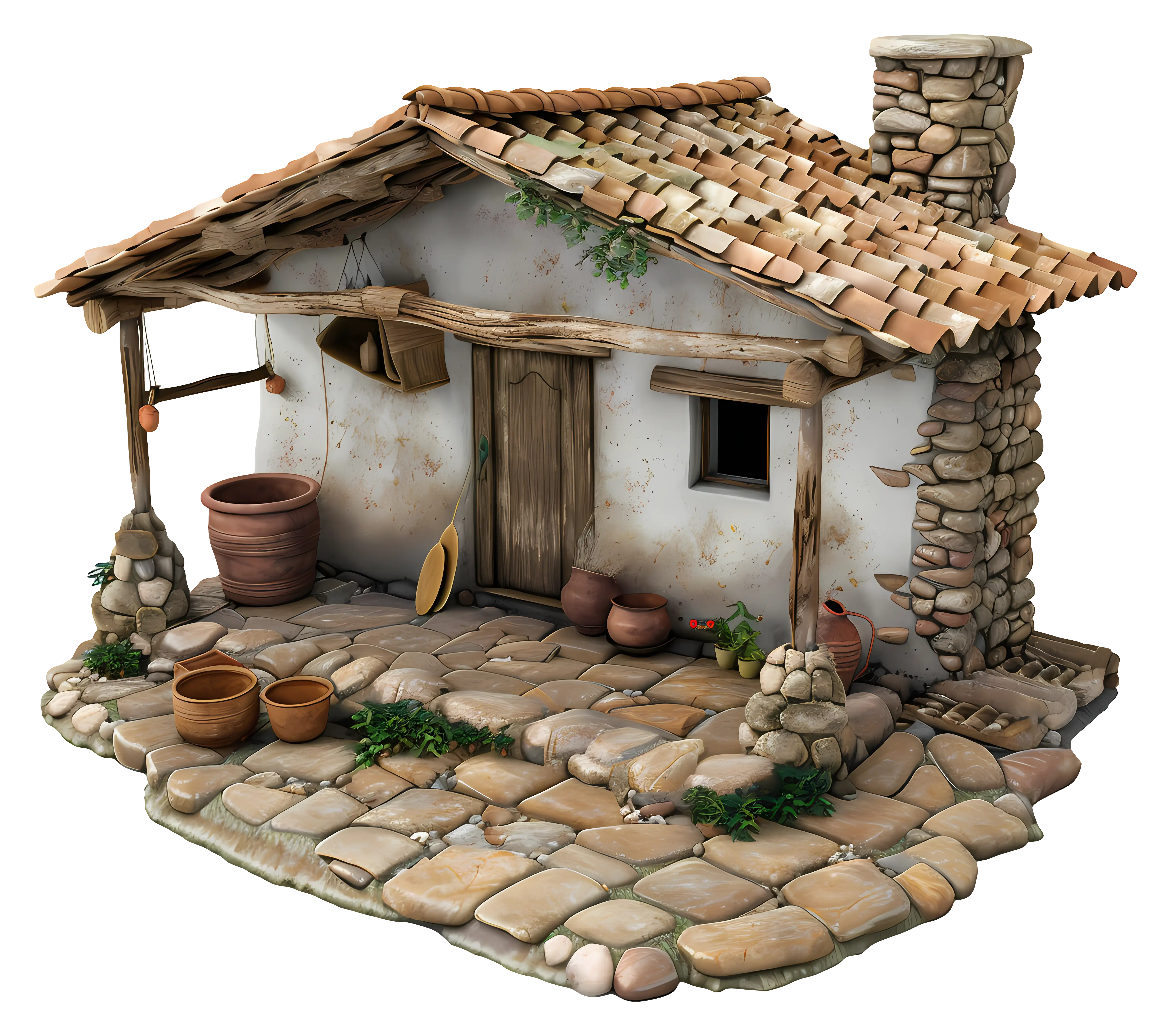 Rustic Stone Cottage in Countryside