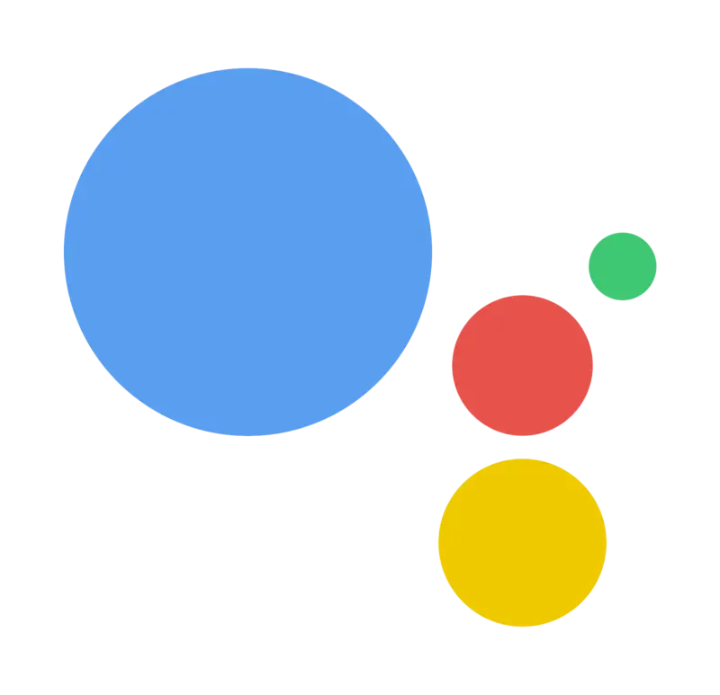 Google Assistant Logo with Multi-Colored Dots