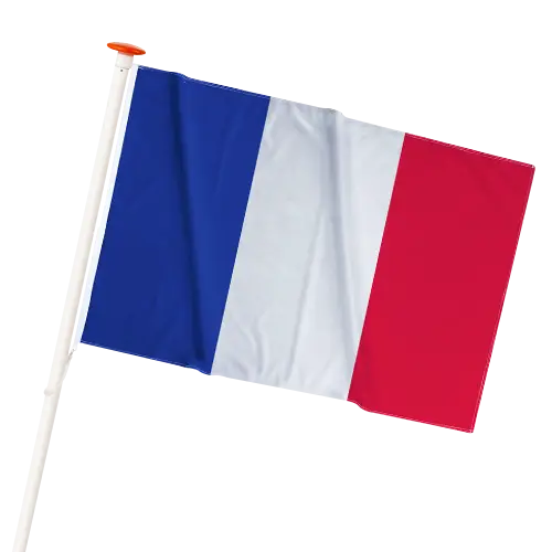 French National Flag Representing France