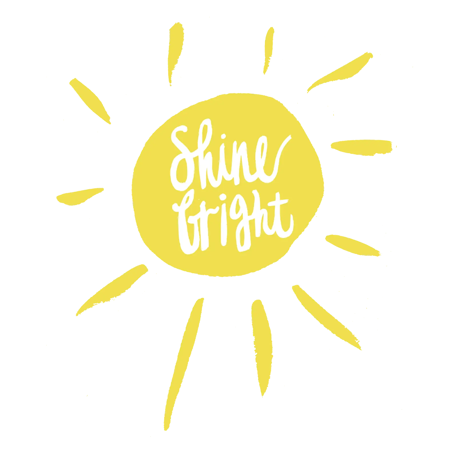 Shine Bright Yellow Sun Illustration