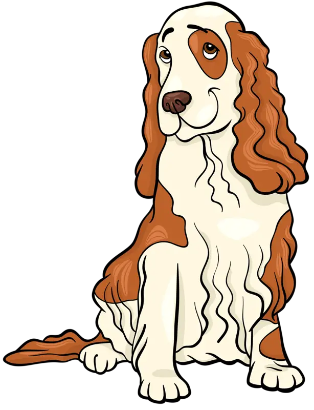 Cartoon Dog Sitting