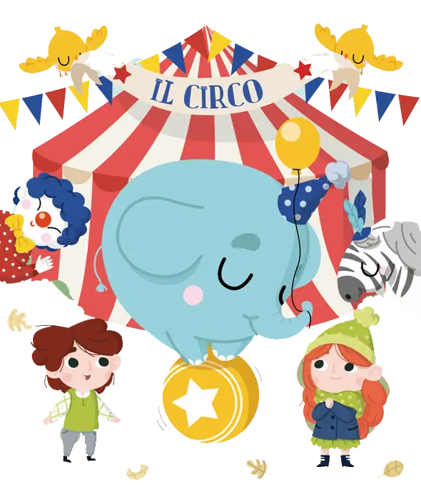 Cute Circus Scene