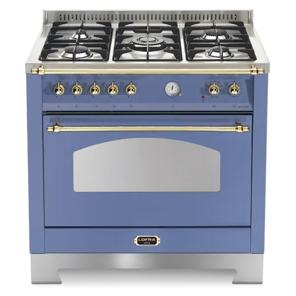 Modern Blue Stove with Oven