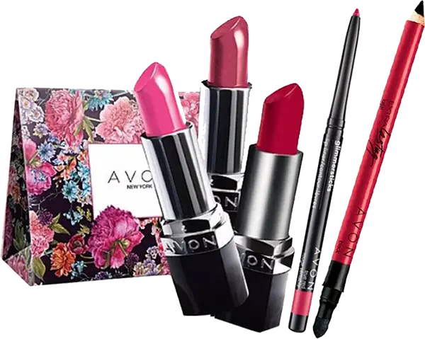 Avon Lipstick and Lip Liner Set