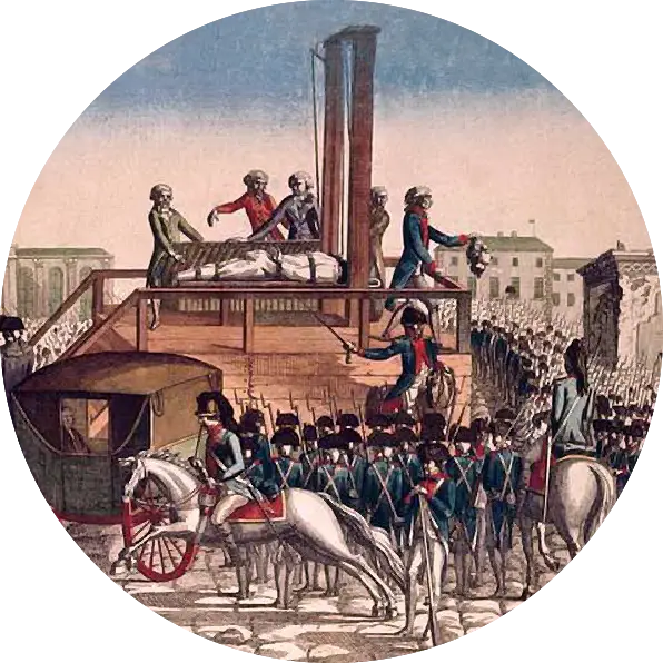 Guillotine Scene from History