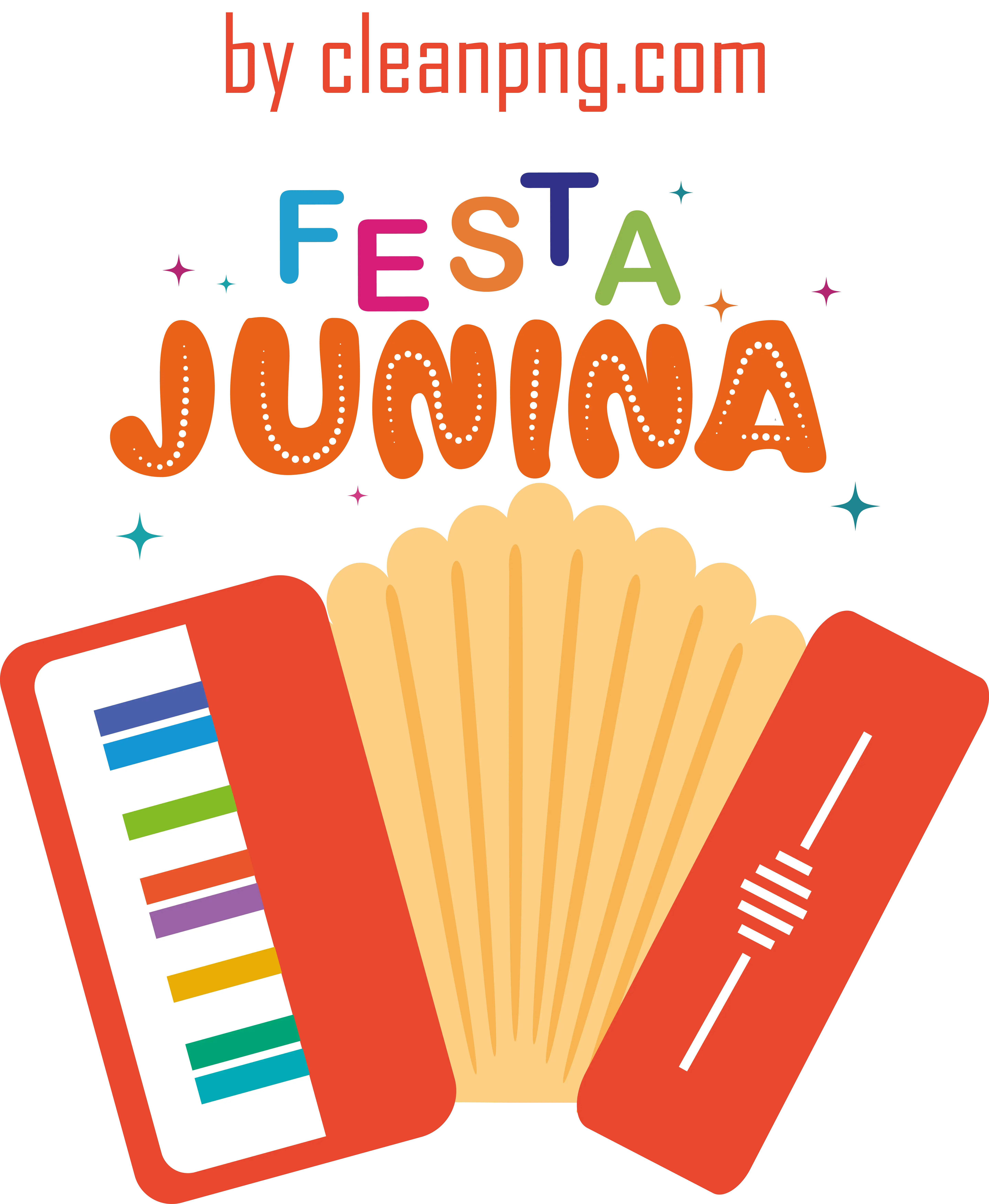 Colorful Festa Junina Accordion