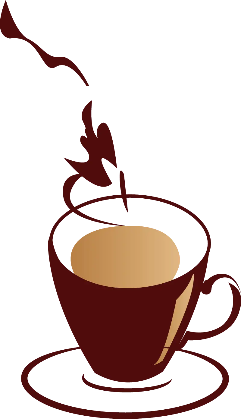 Steaming Hot Coffee Cup