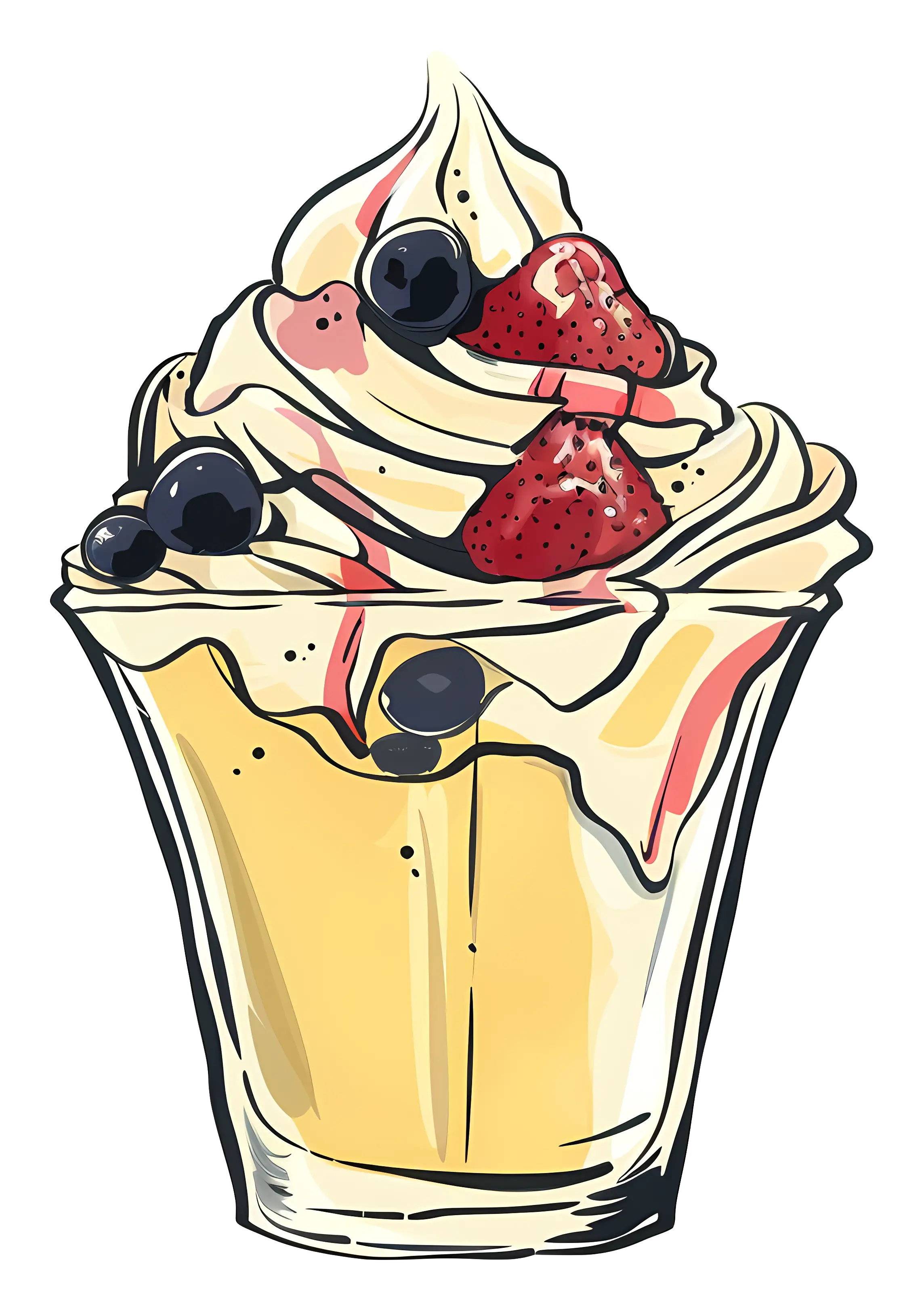 Delicious Ice Cream Sundae