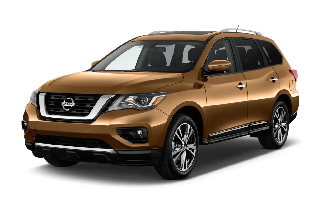 Golden SUV Car with Modern Design