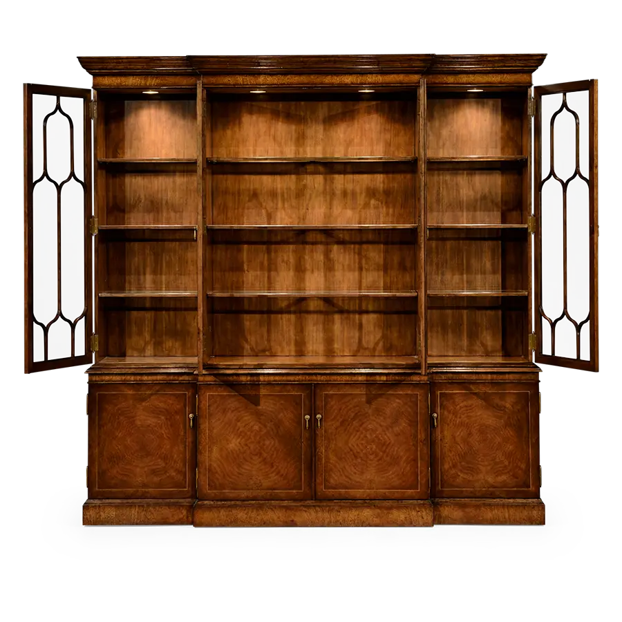Wooden Bookshelf Cabinet