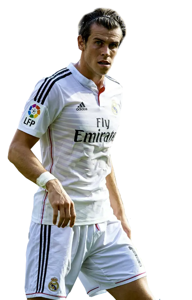 Soccer Player in Real Madrid Jersey