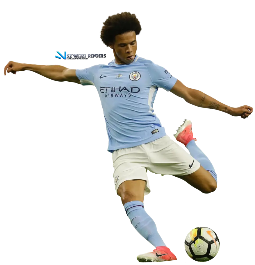 Soccer Player Kicking Ball