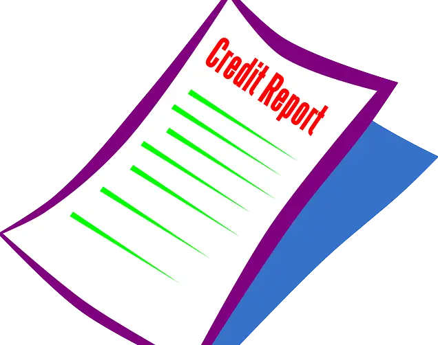 Illustration of a Credit Report Document