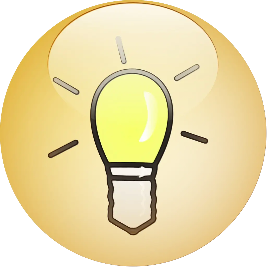 Light Bulb Icon for Creativity