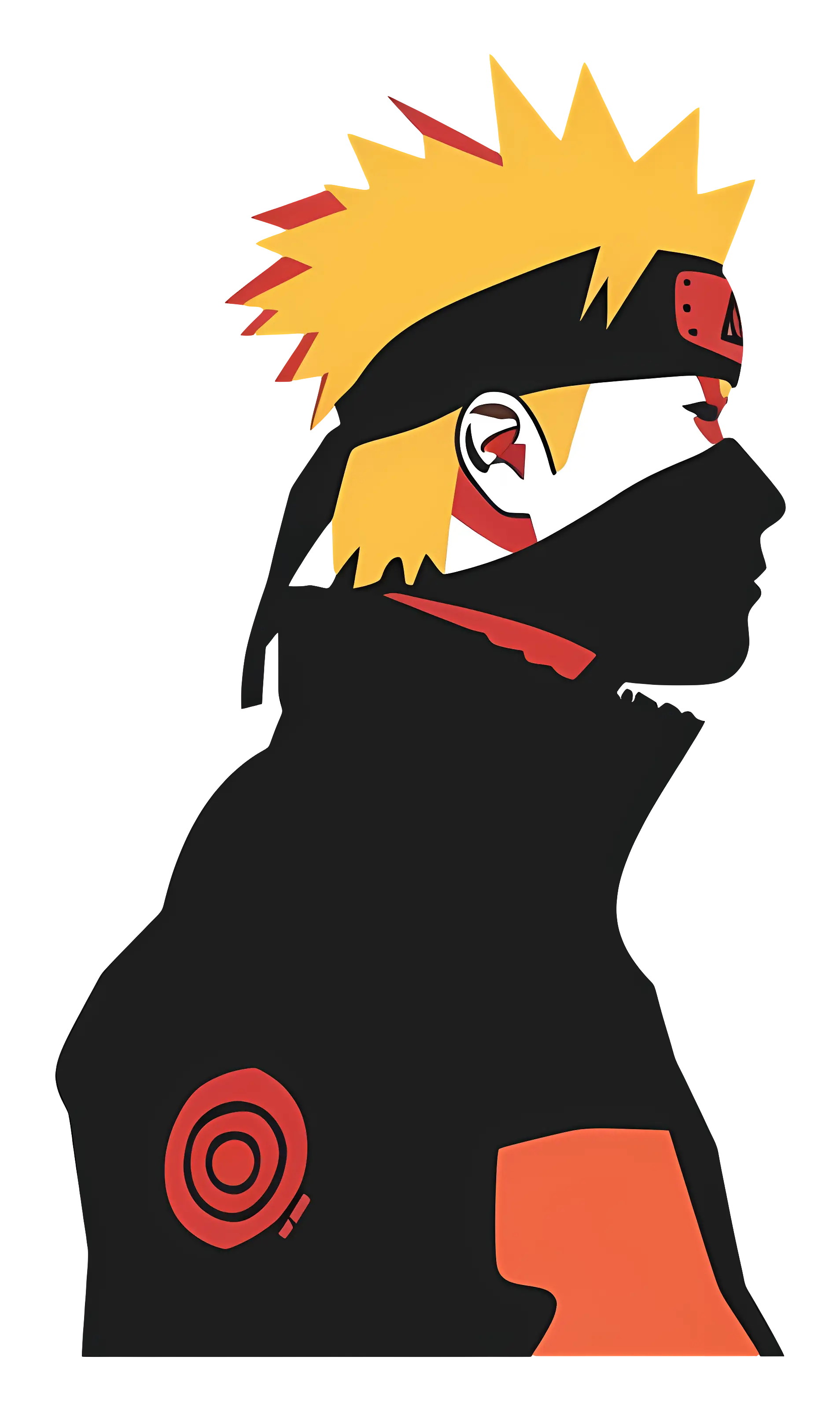 Anime Character Silhouette