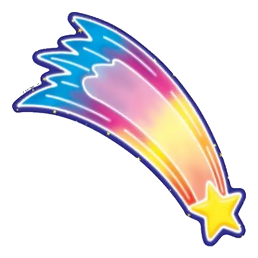 Colorful Shooting Star