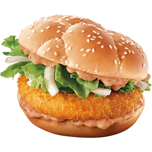 Crispy Chicken Burger with Lettuce