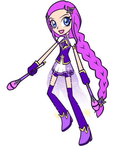 Purple-haired Magical Girl