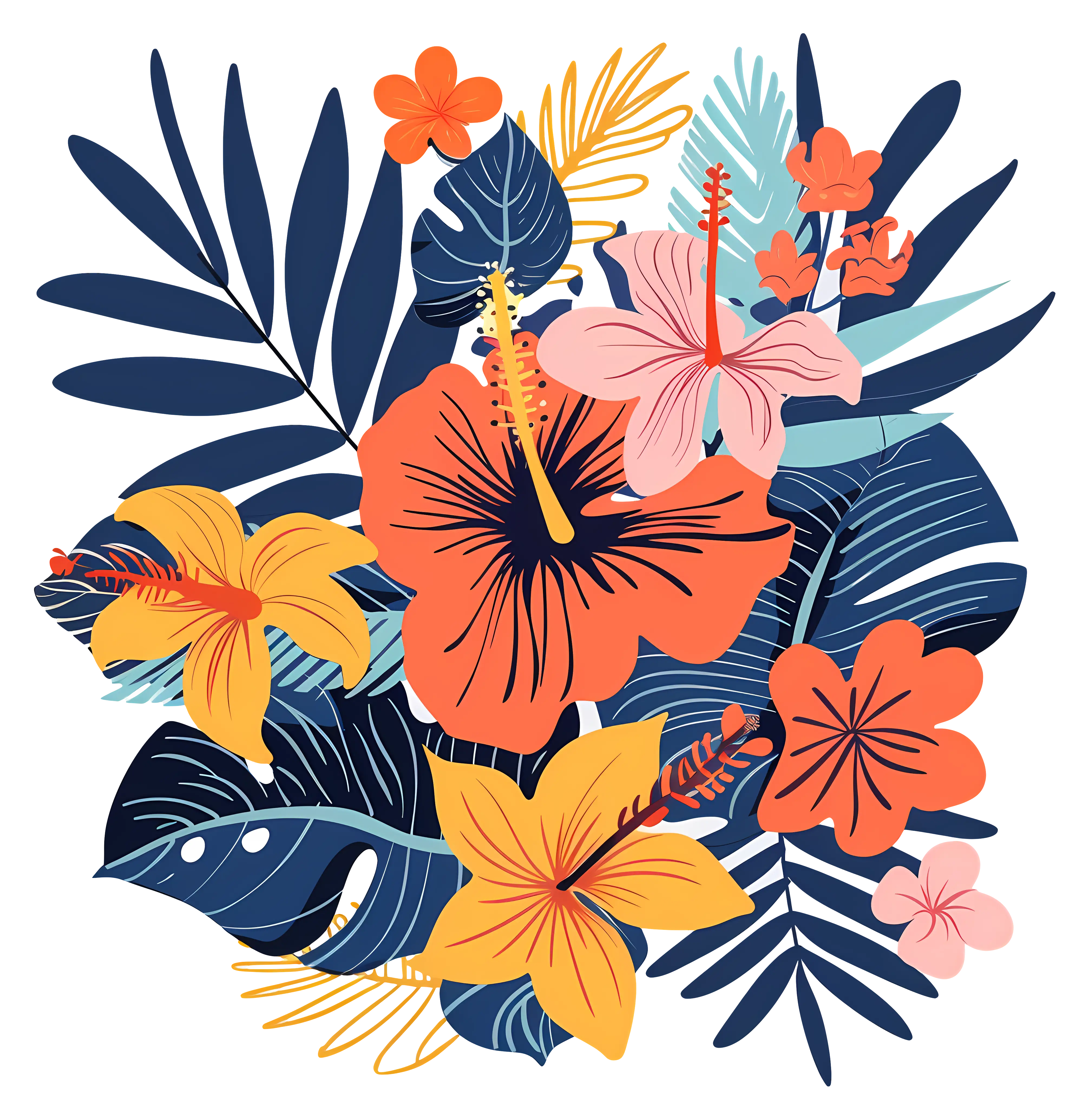 Tropical Flower Arrangement