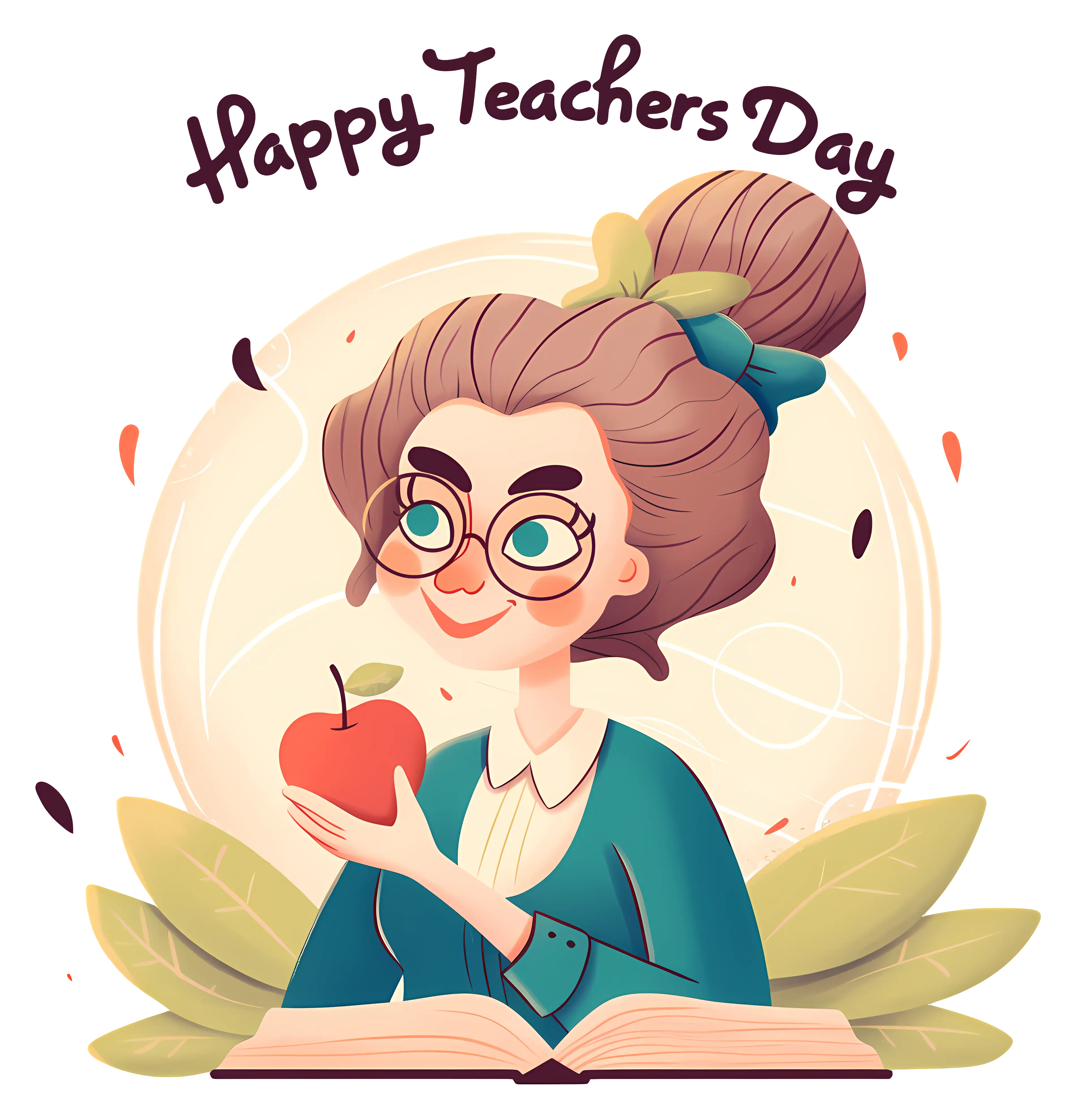 Teacher Appreciation Illustration for Teacher&#039;s Day