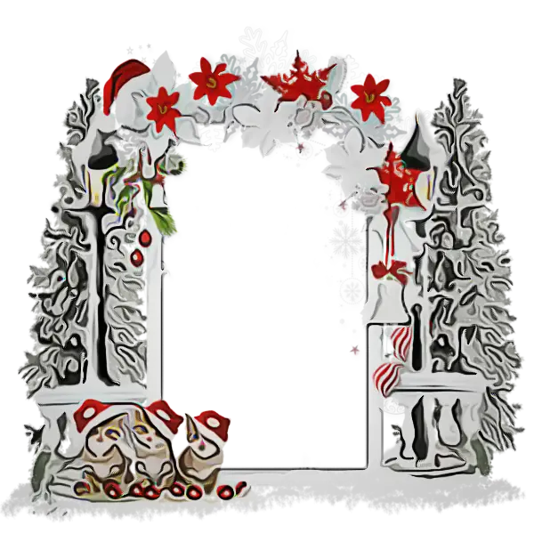 Decorative Christmas Frame