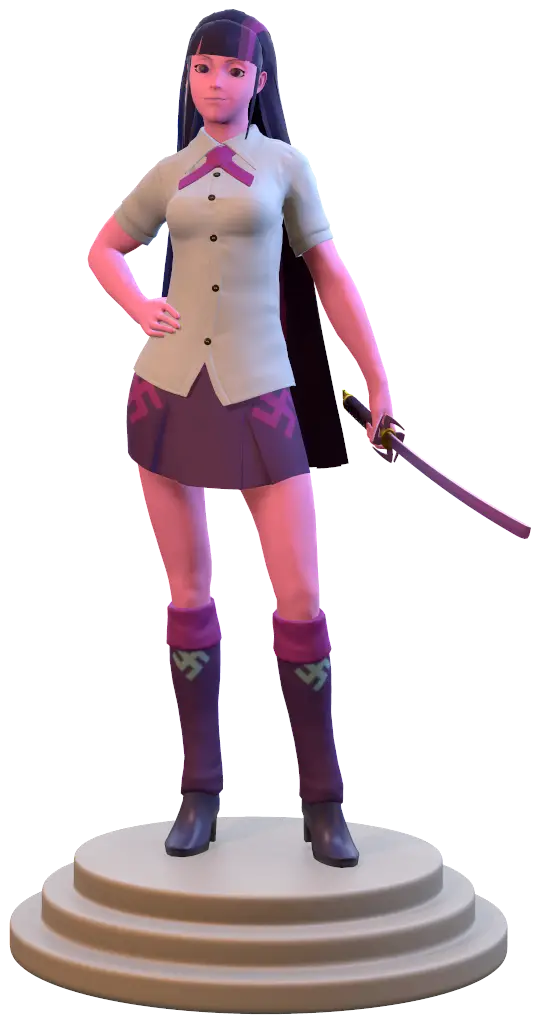 Anime Character with Sword