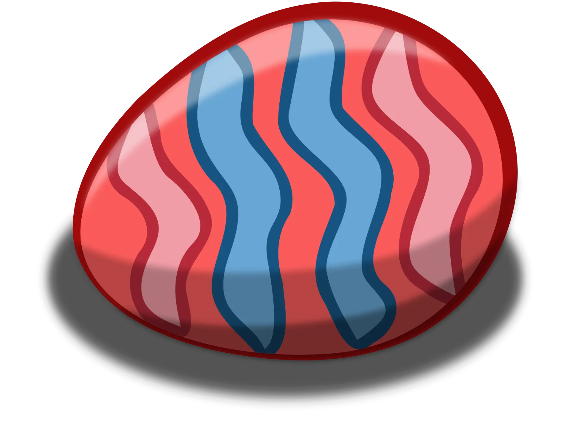 Colorful Decorated Easter Egg