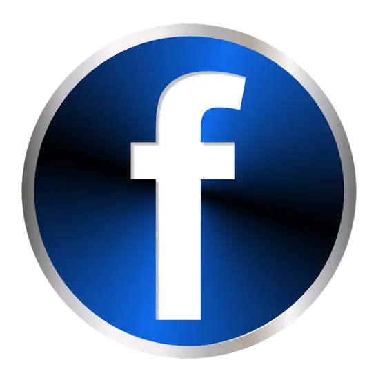 Facebook Blue Circle Logo Icon