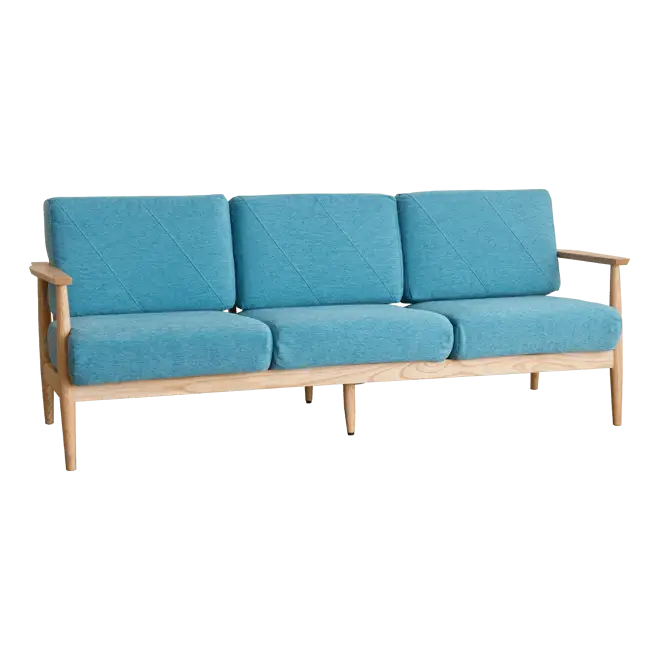 Blue Fabric Sofa for Modern Interiors