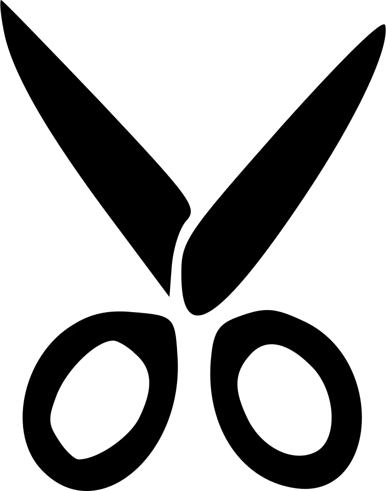 Scissors Icon in Minimalist Design