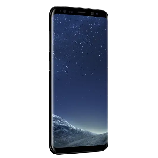 Modern Smartphone with Starry Background