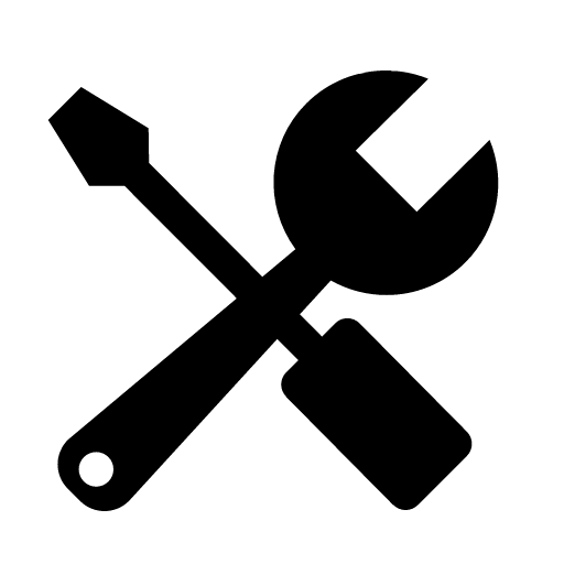 Crossed Wrench and Screwdriver Logo