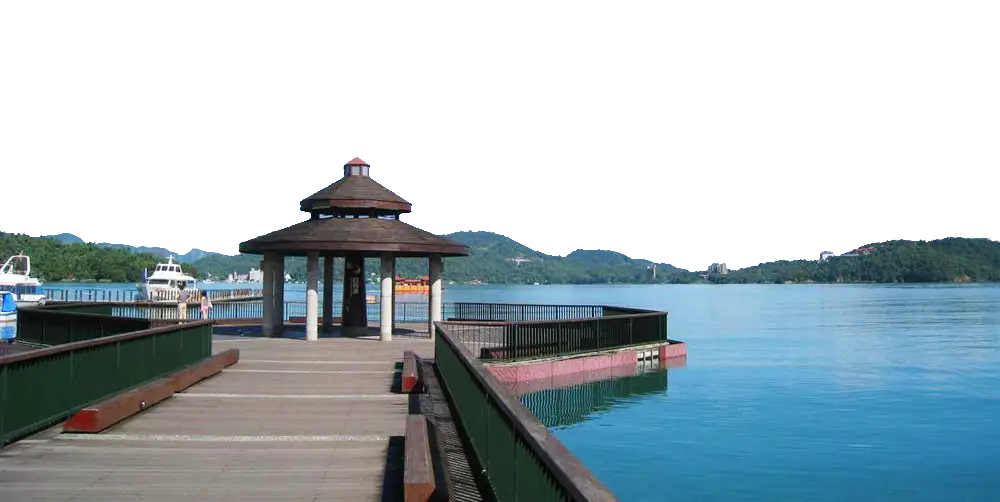 Gazebo on the Pier by the Lake