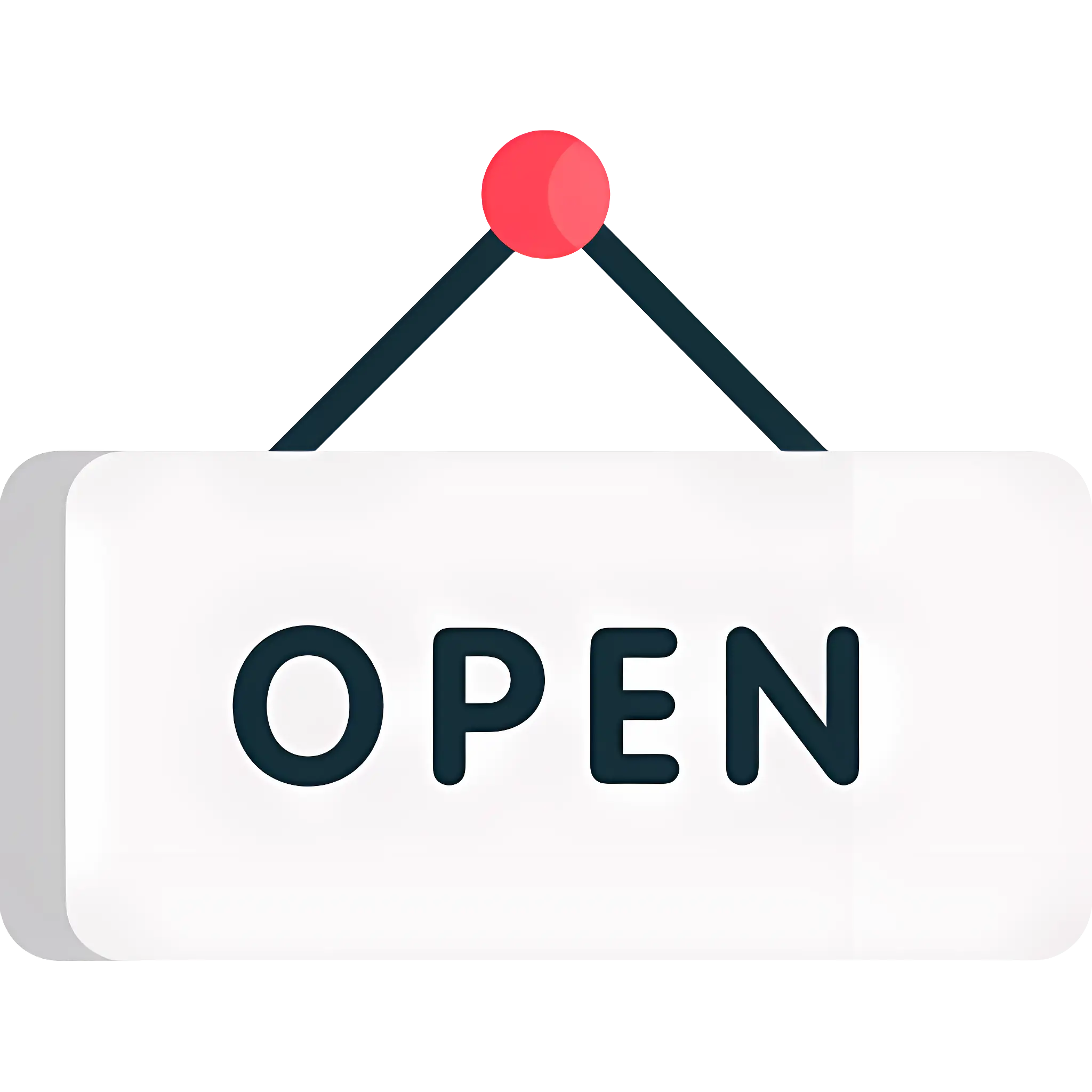 Open Sign for Business