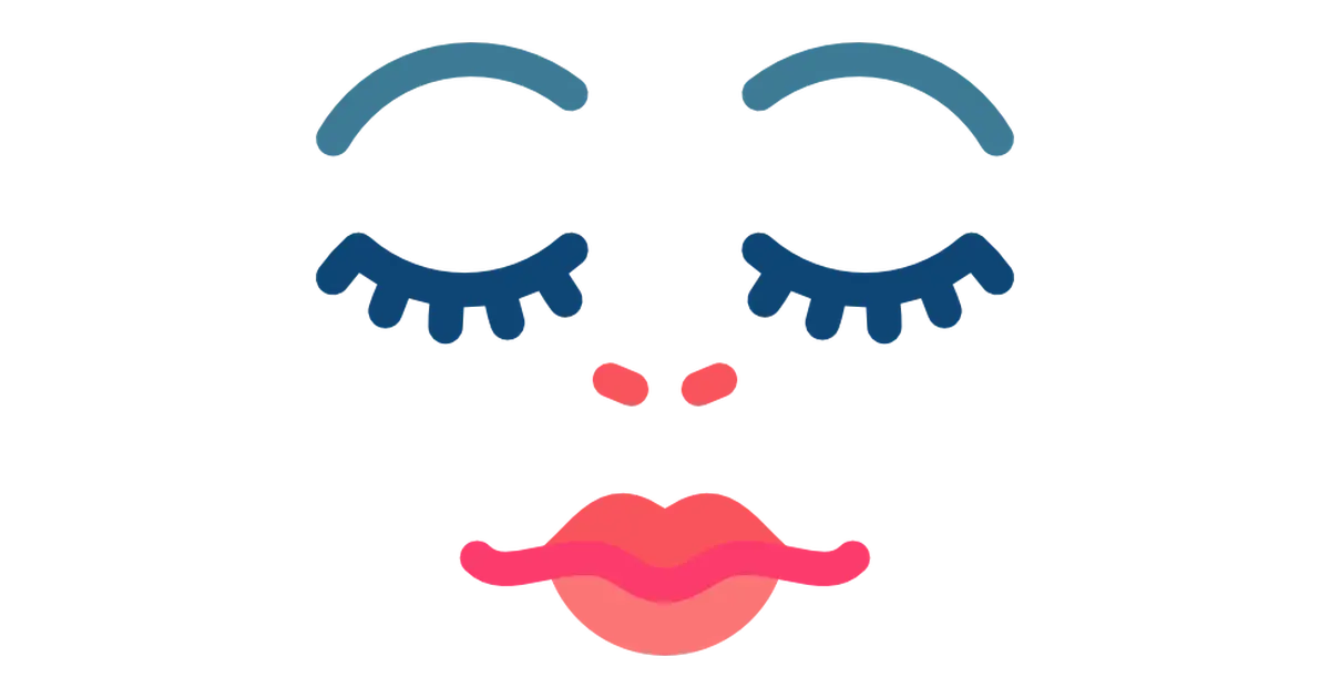 Face Illustration with Makeup Design