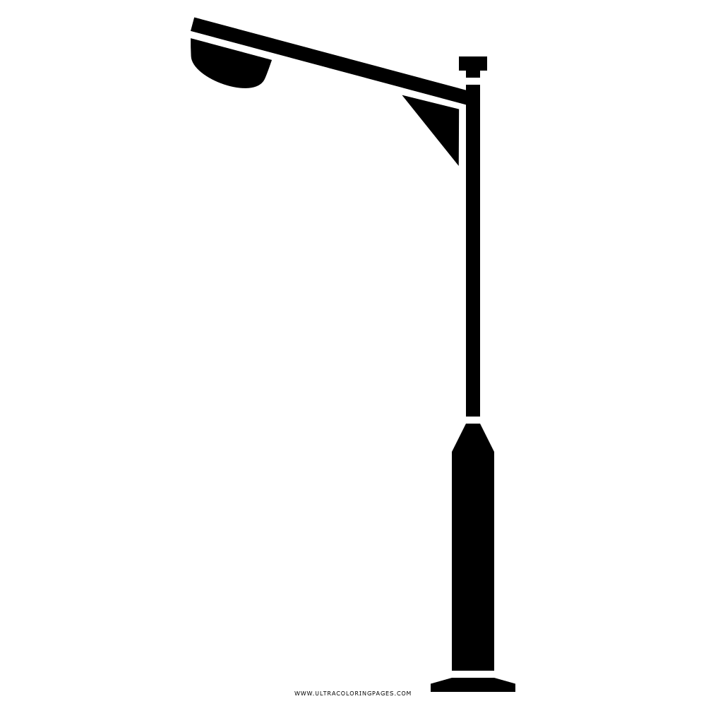 Street Lamp Silhouette Design