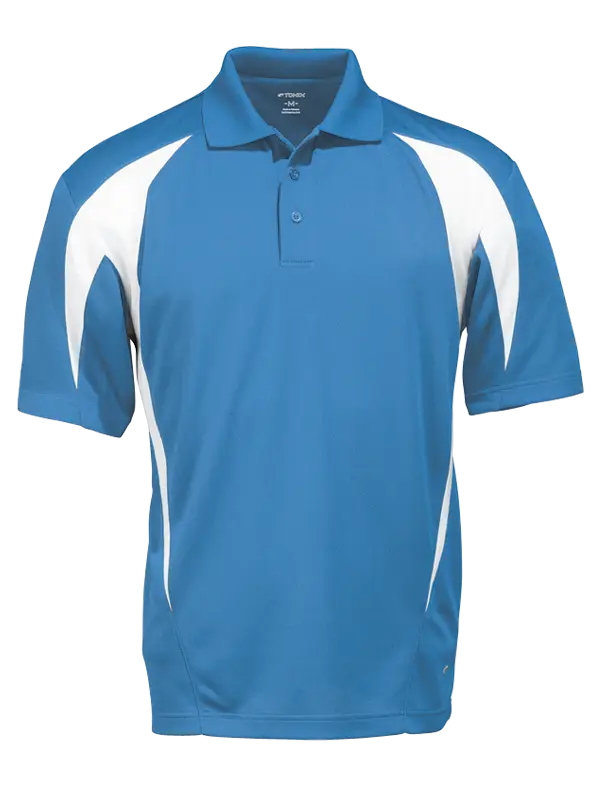 Blue and White Polo Shirt