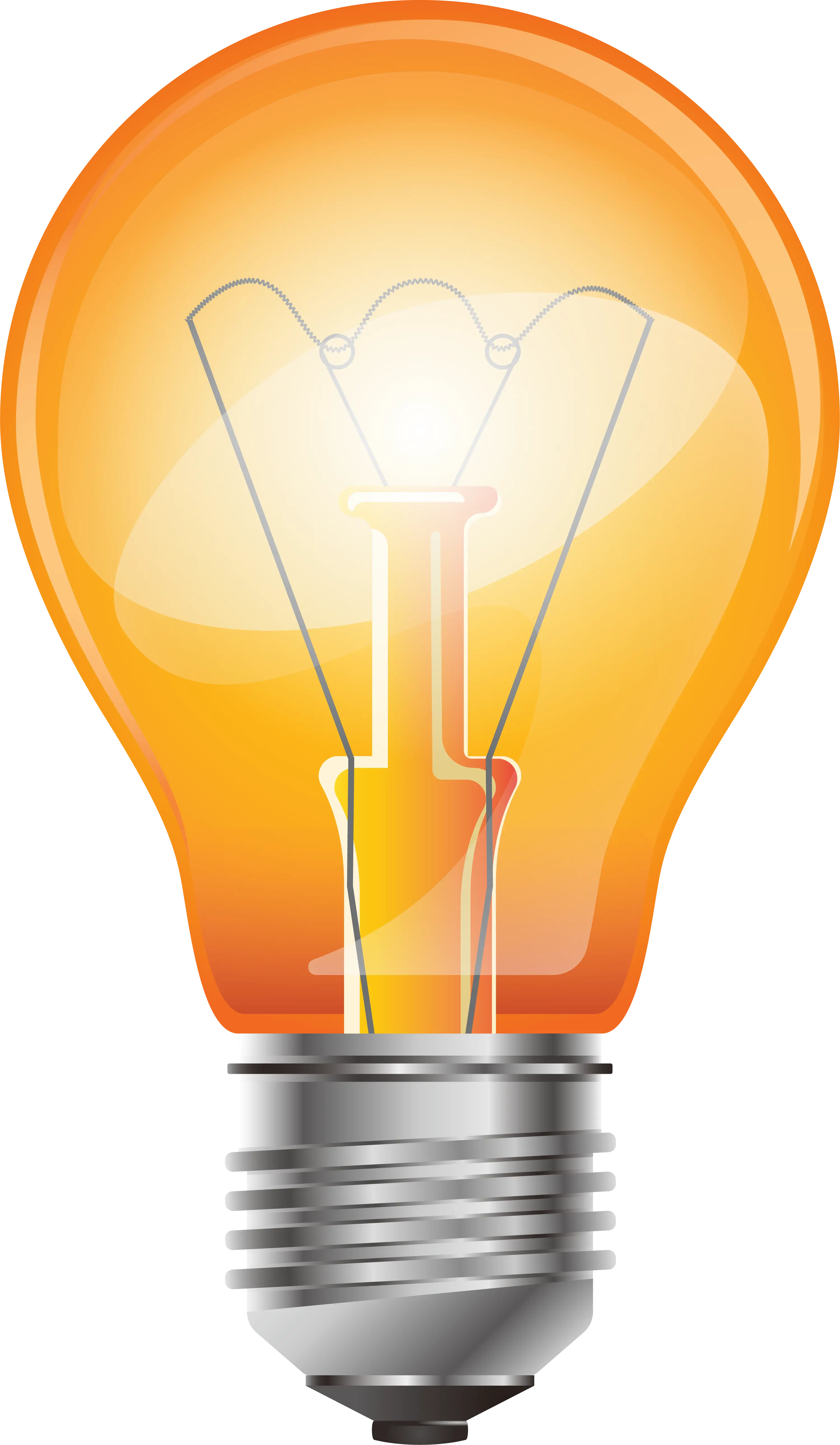 Illuminated Light Bulb Illustration