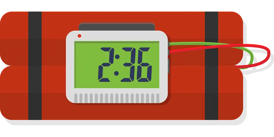 Time Bomb with Digital Timer
