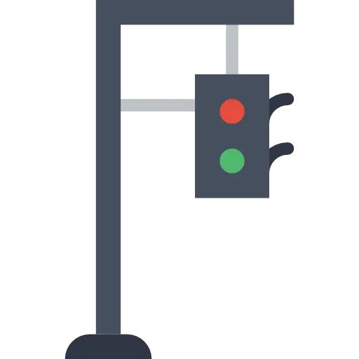 Traffic Light Icon Illustration