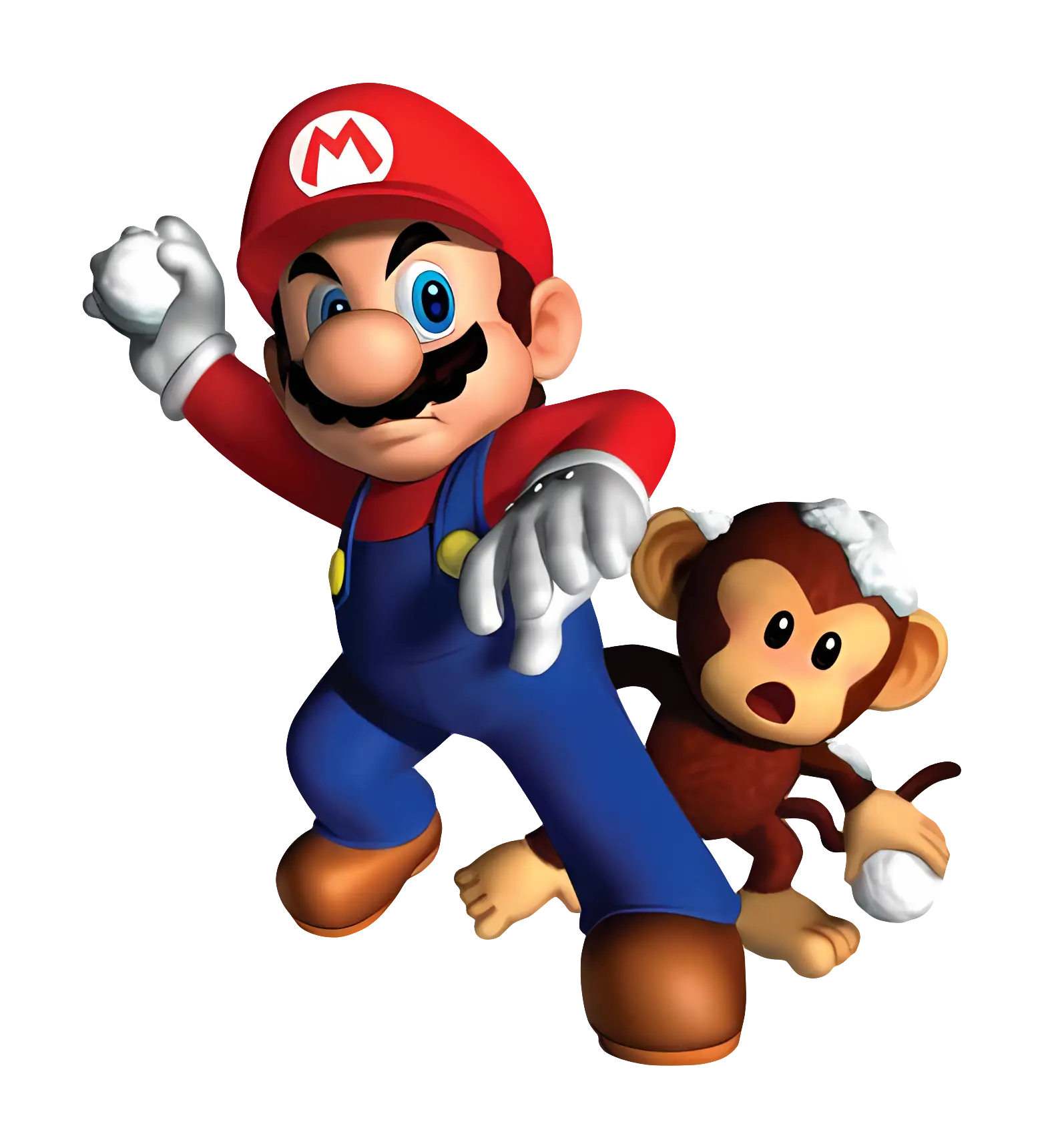Mario and Monkey Adventure Characters